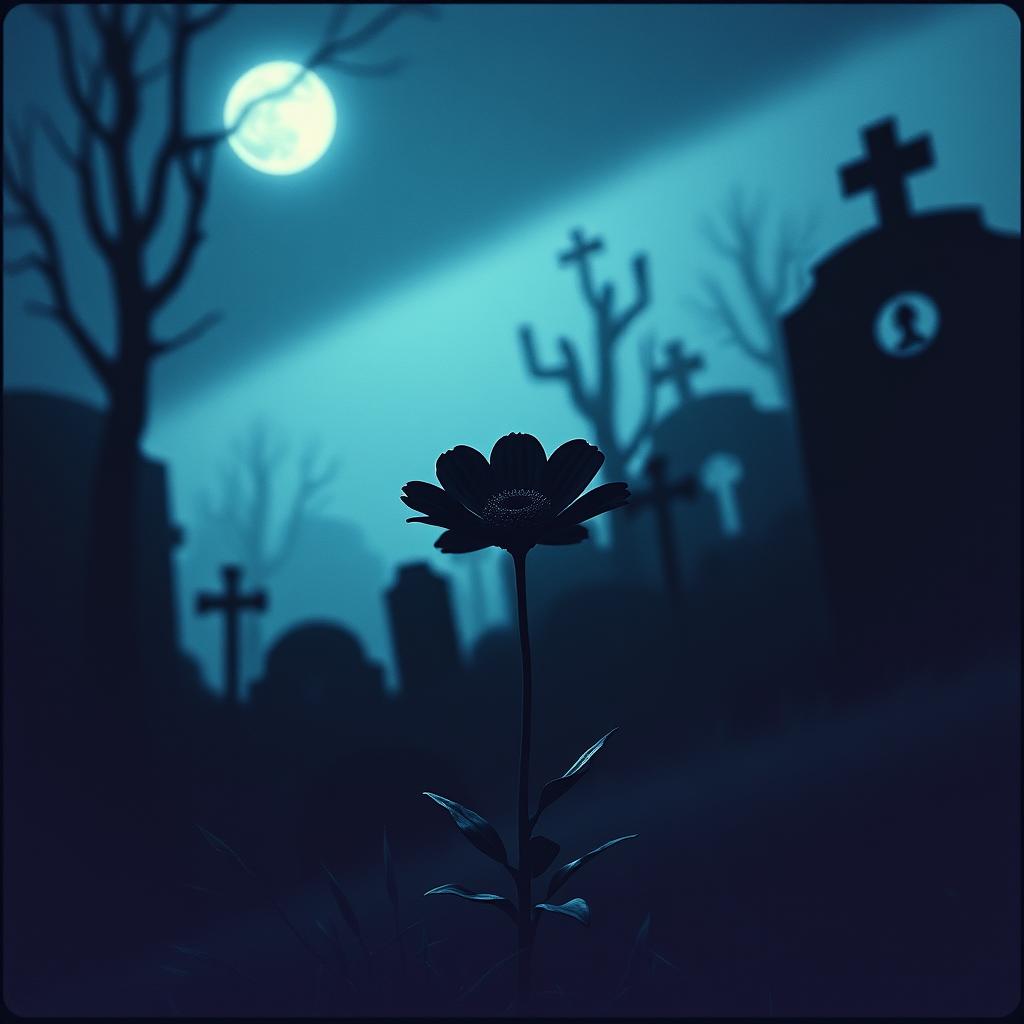 「夜葬詩」(Nocturnal Funeral Poem) artwork