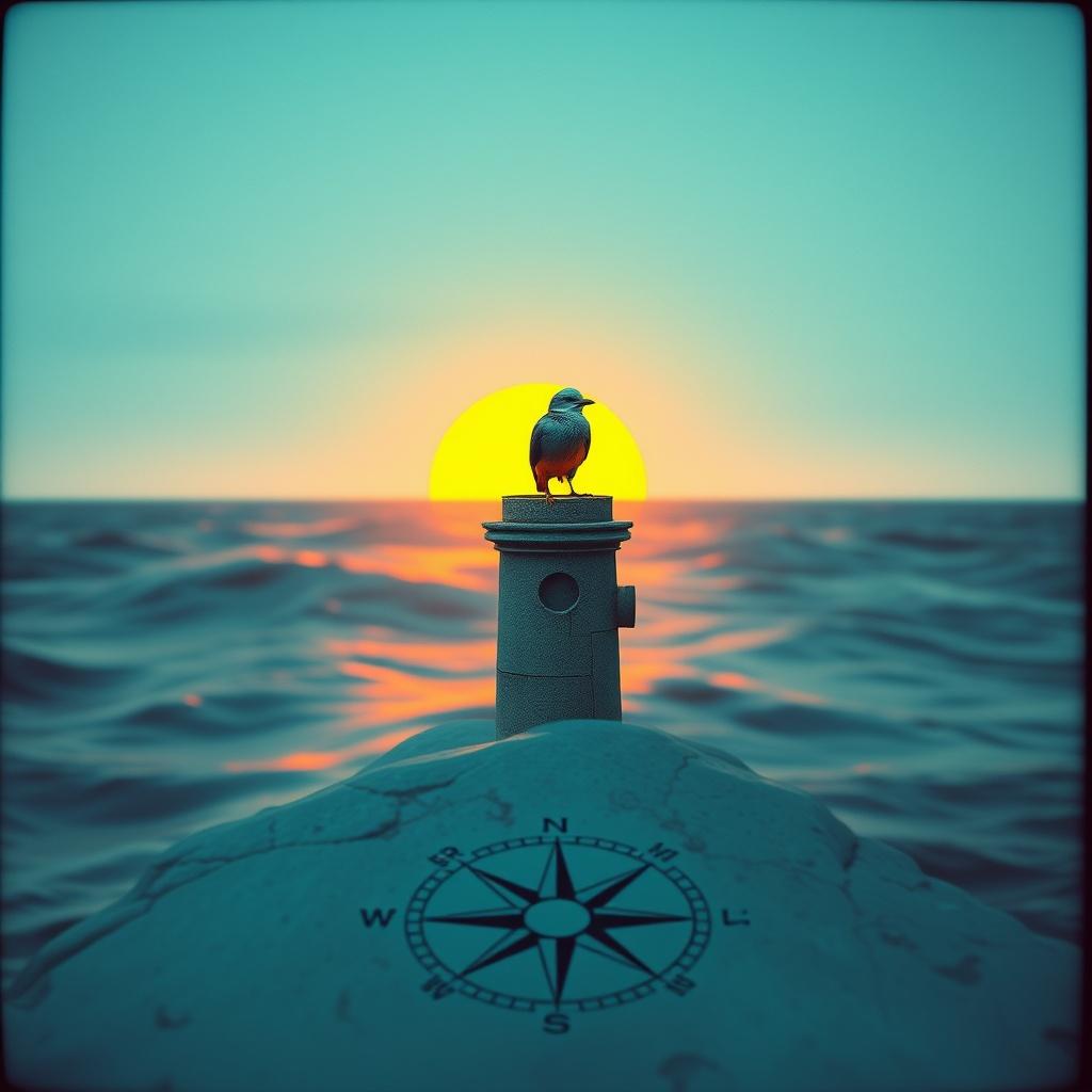 Seabee on the Rocks artwork