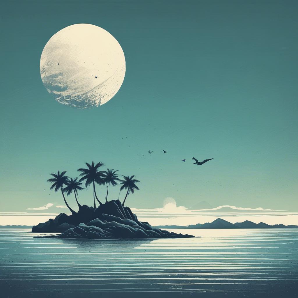 A peaceful island (Original) artwork
