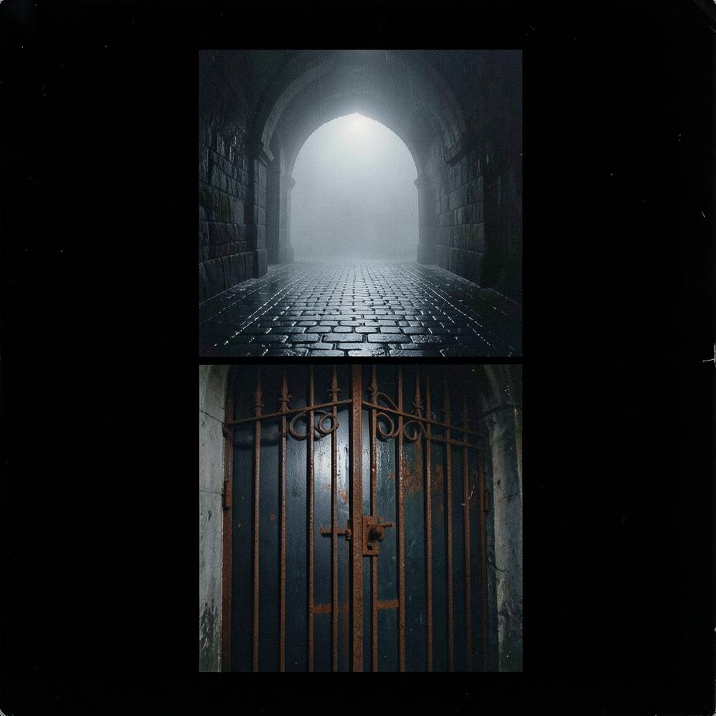 7. Sombra sobre la ciudad oscura. artwork
