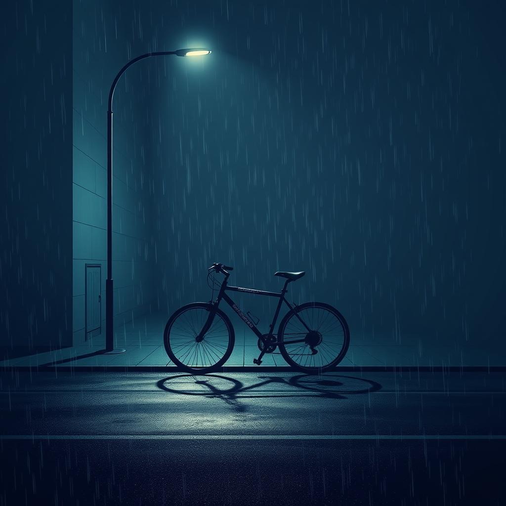 নিয়ন রাতে একাকীত্ব artwork