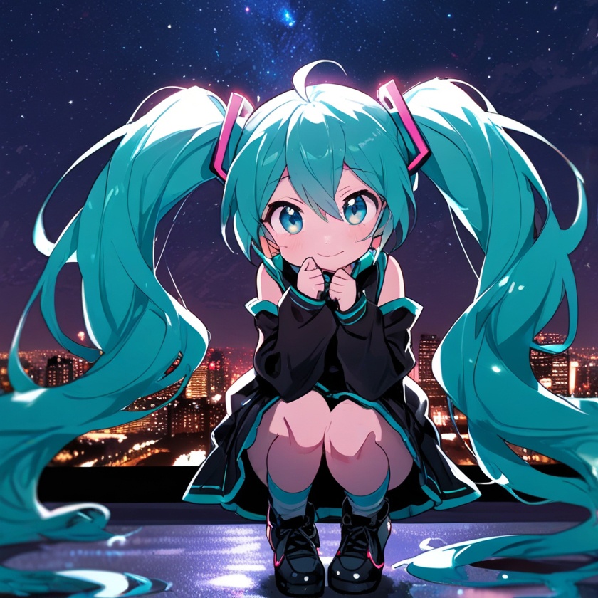Mini Retro Style! (Hatsune Miku) artwork