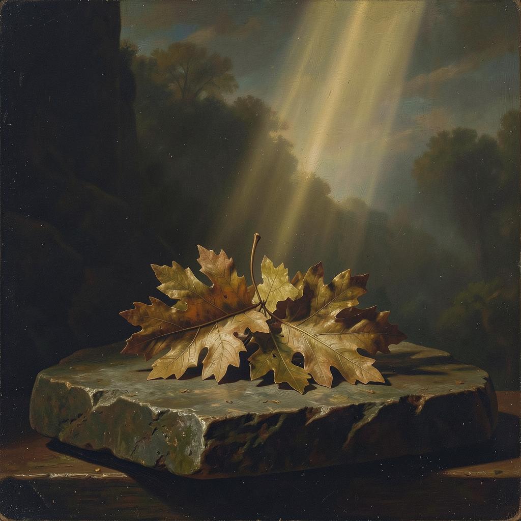 LIGHT BETWEEN THE LEAVES artwork