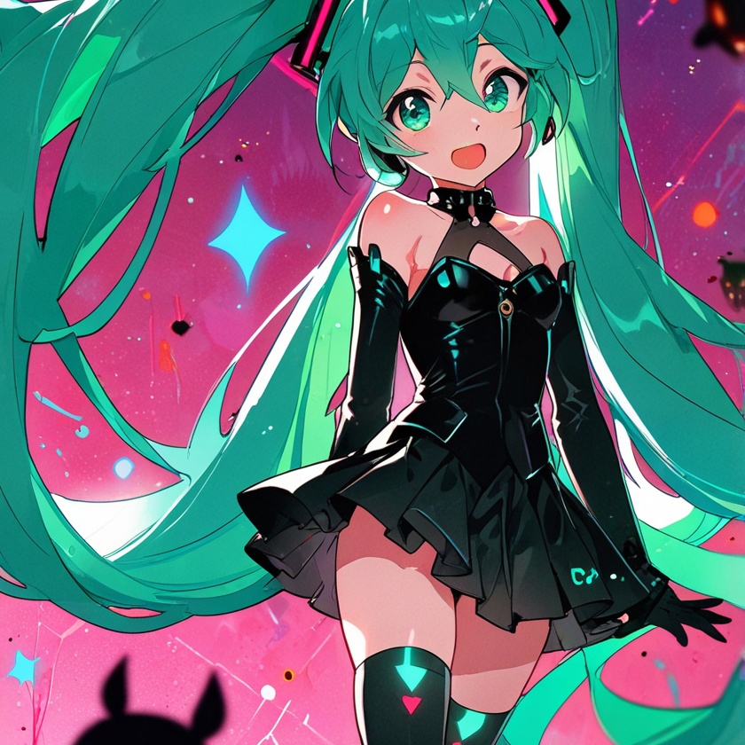 Ghosts and Circuses (Hatsune Miku) artwork