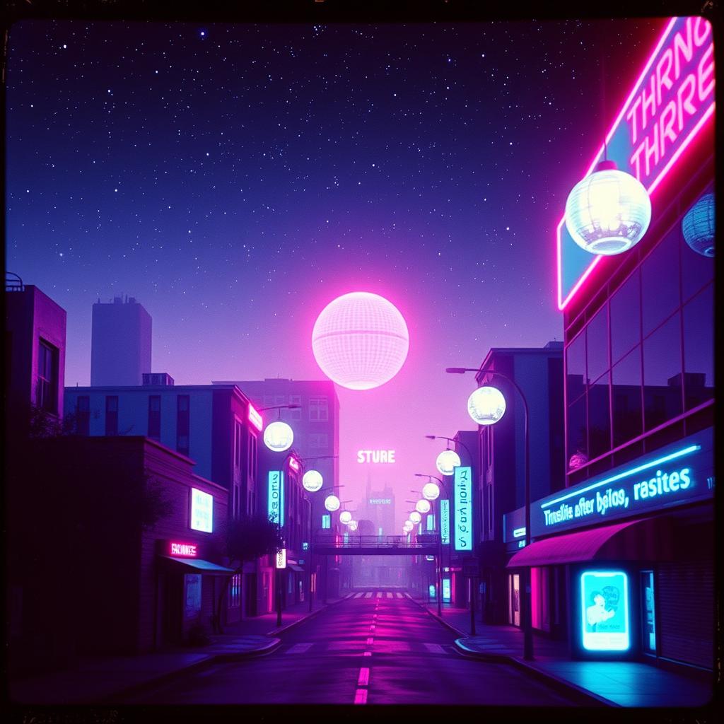 Dancing in Neon Dreams artwork