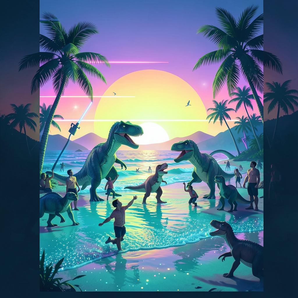 Move like the dinosaurs artwork