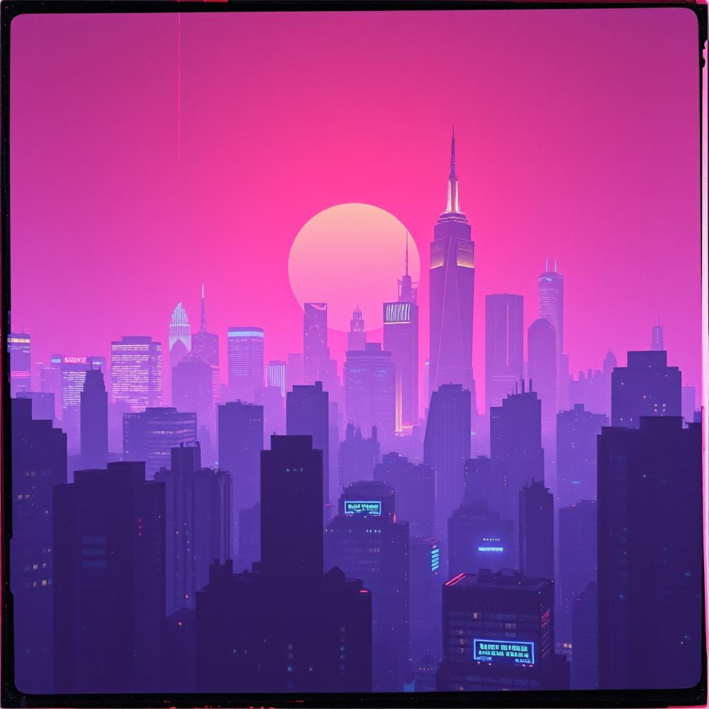 Neon bliss artwork
