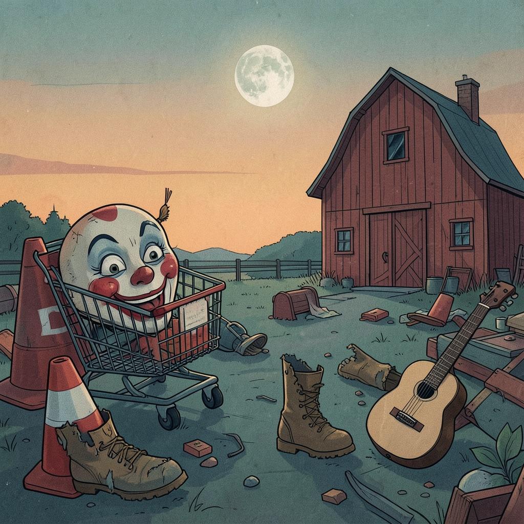 Yard Sale Clown artwork