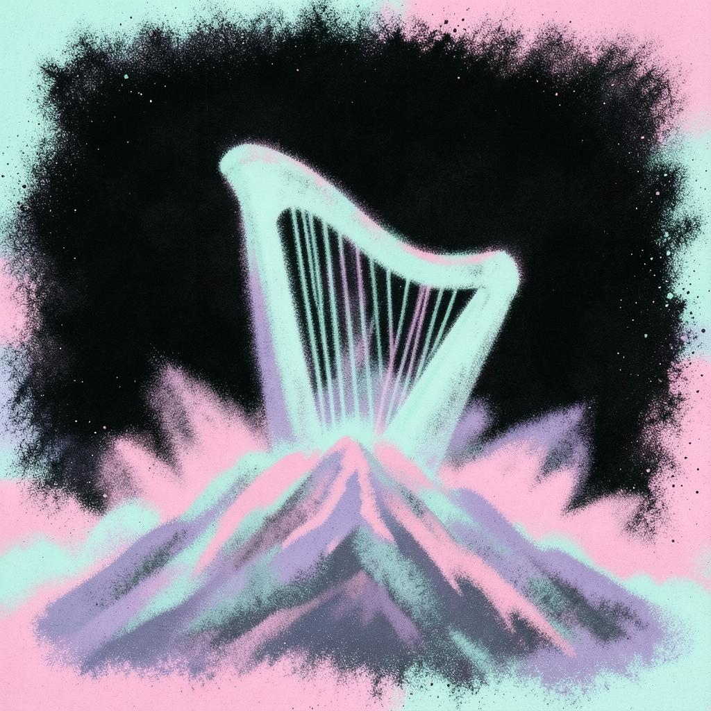 REVELATION CH 14A Harps on Mount Zion artwork