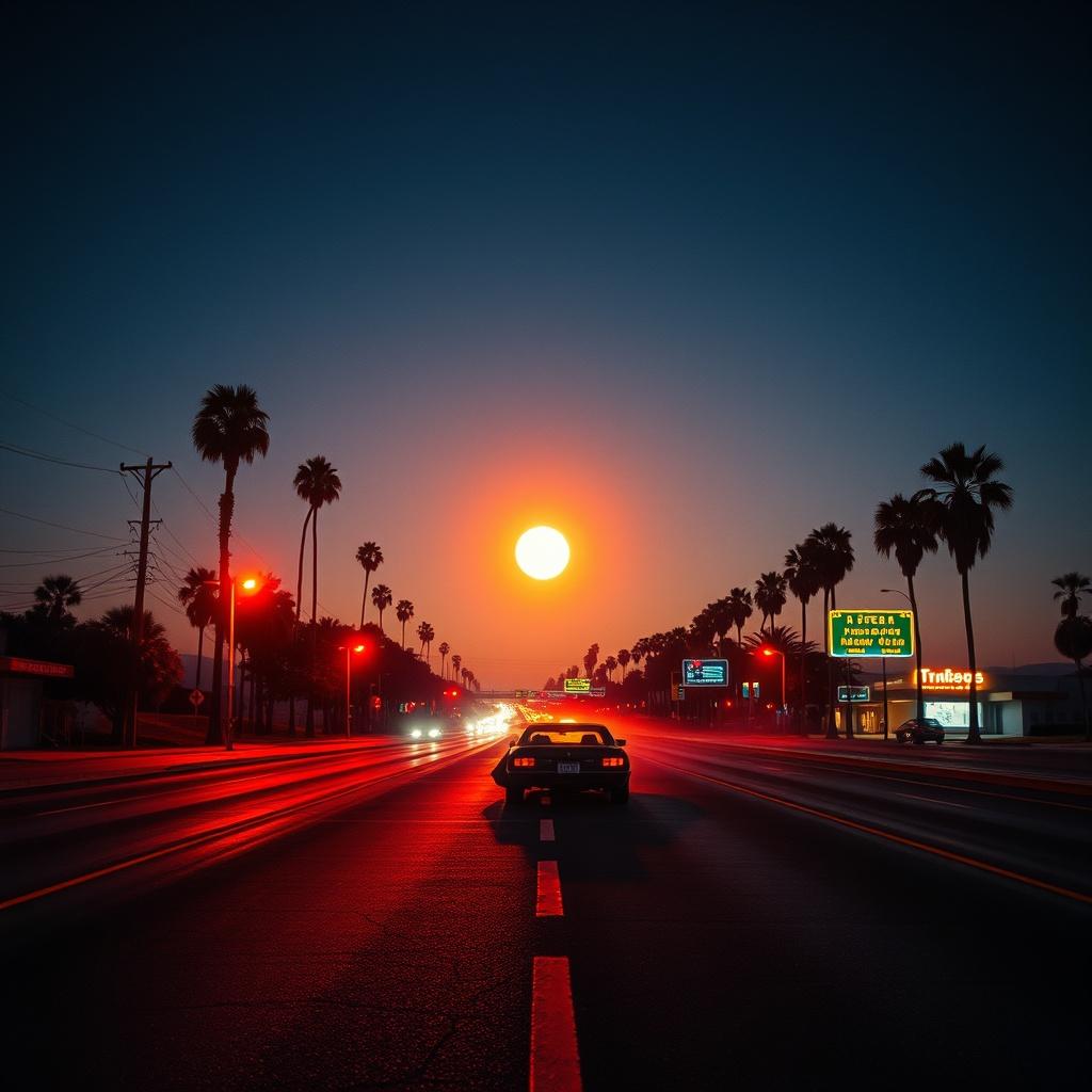 Sunset Gold-Black artwork