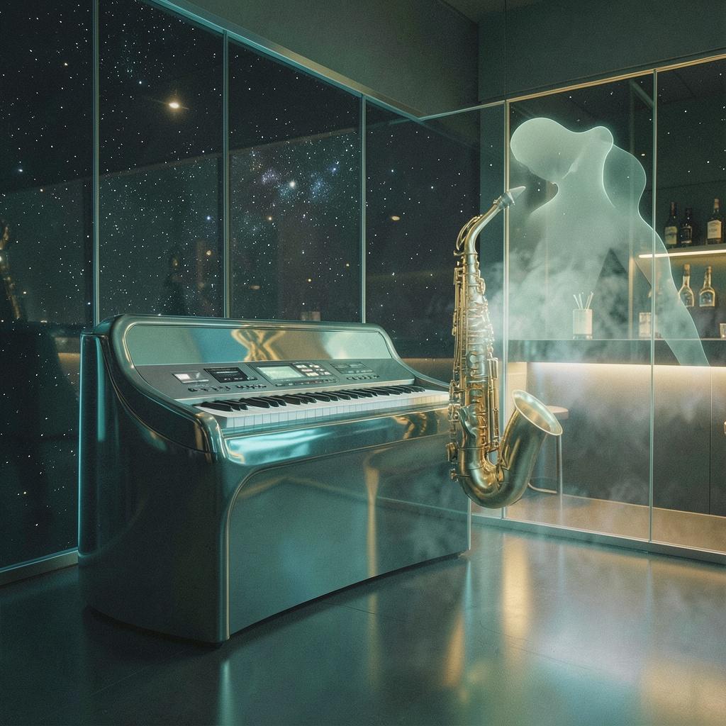 Space age jazz artwork