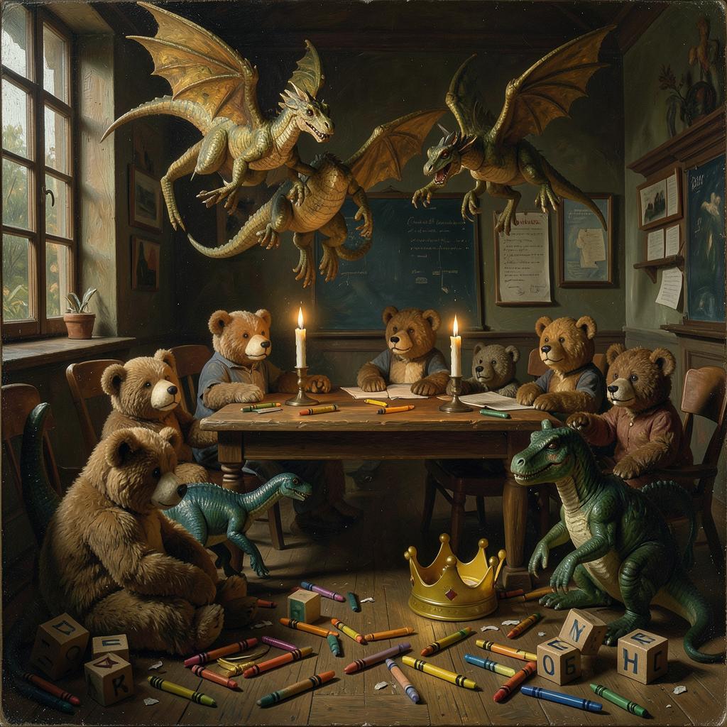 Attack of the Kindergarten Dragons artwork