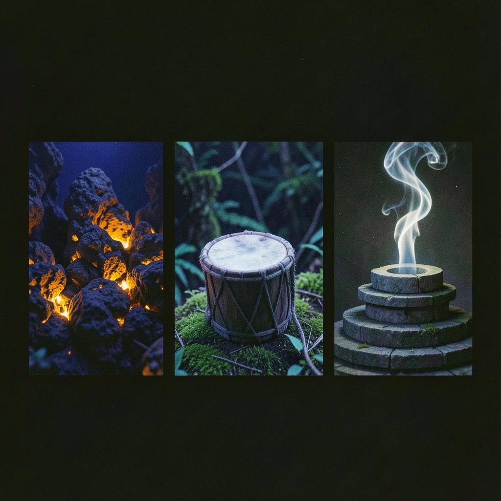 🔵 Track 5 — Throat Chakra — “Voice of Spirit” artwork