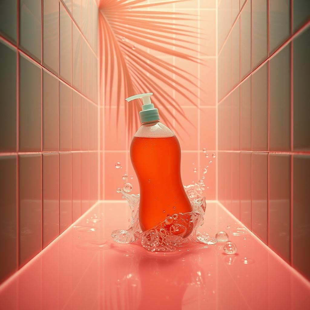 Tropický šampon artwork