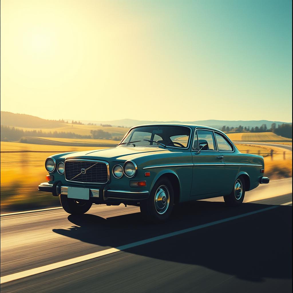 Volvo 142 rock artwork