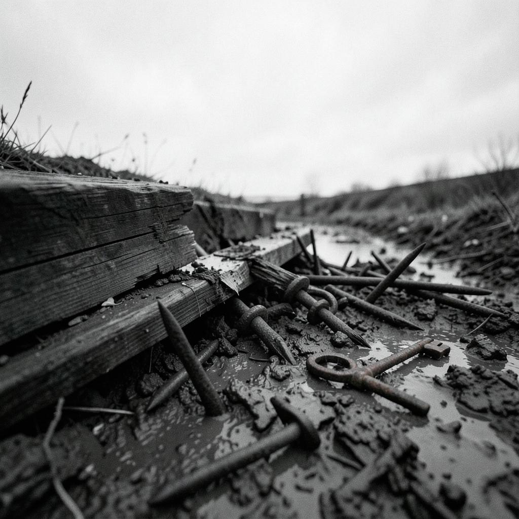 The Tracks Are Broken - 1830 -  3 o 100 -The Cage artwork