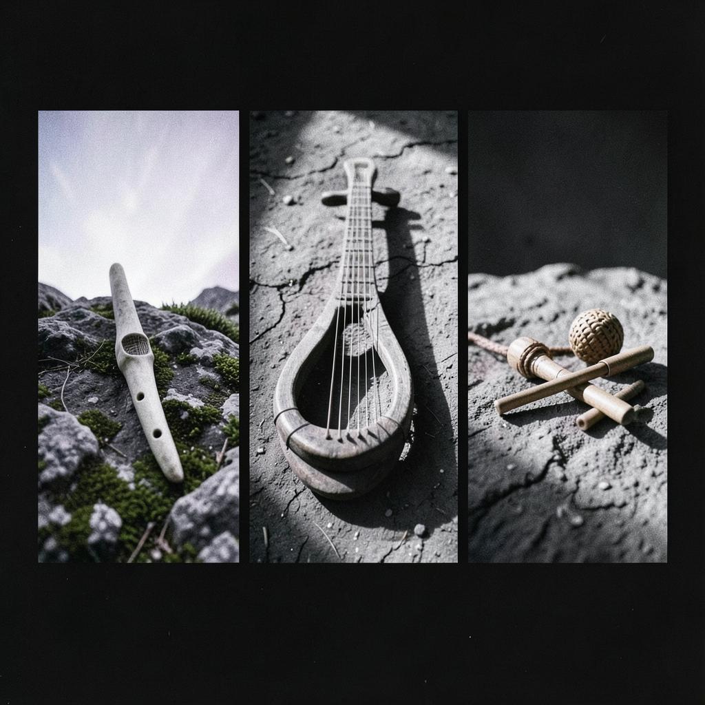 Bone Flute and Taiko (Coll-10) artwork