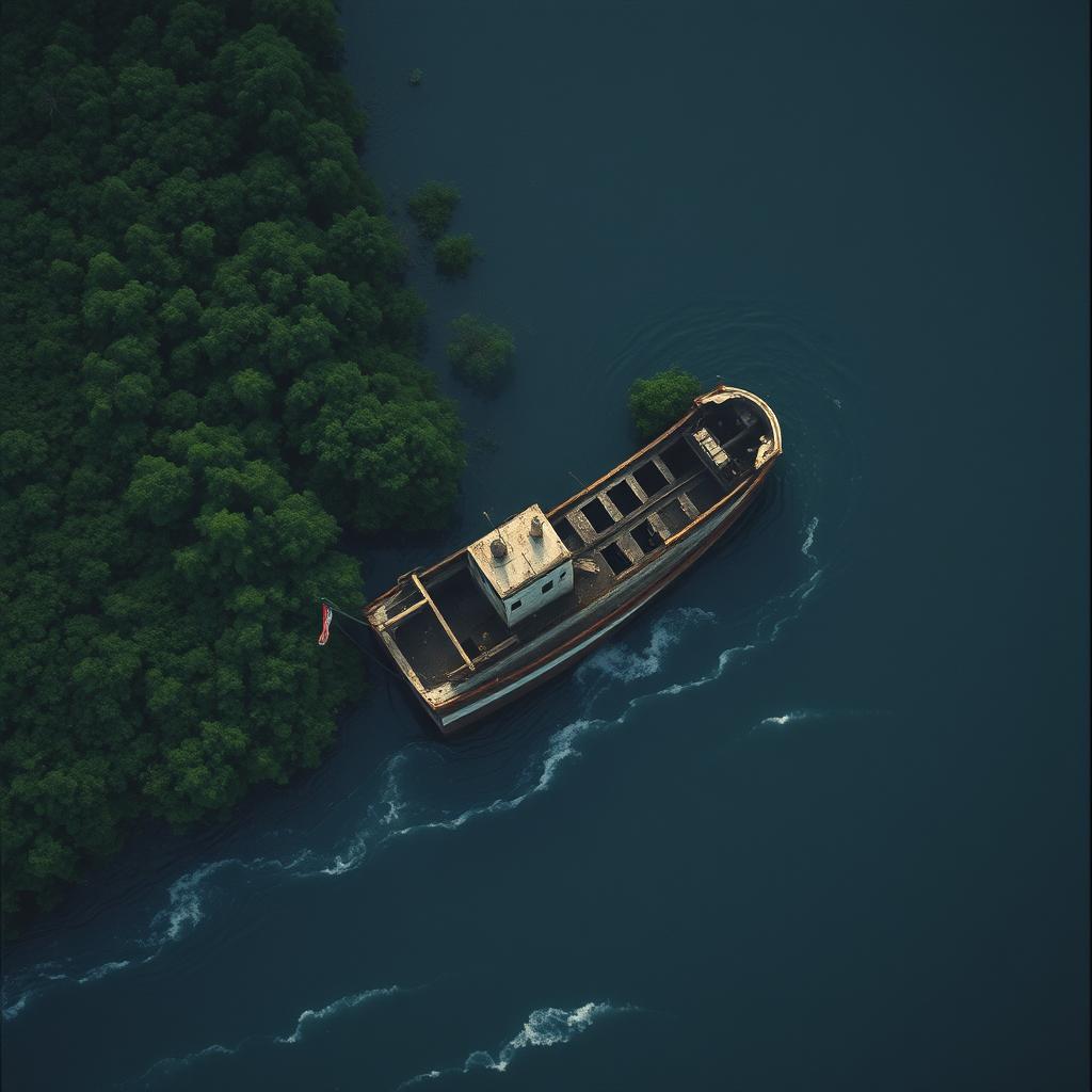 Shipwreck artwork