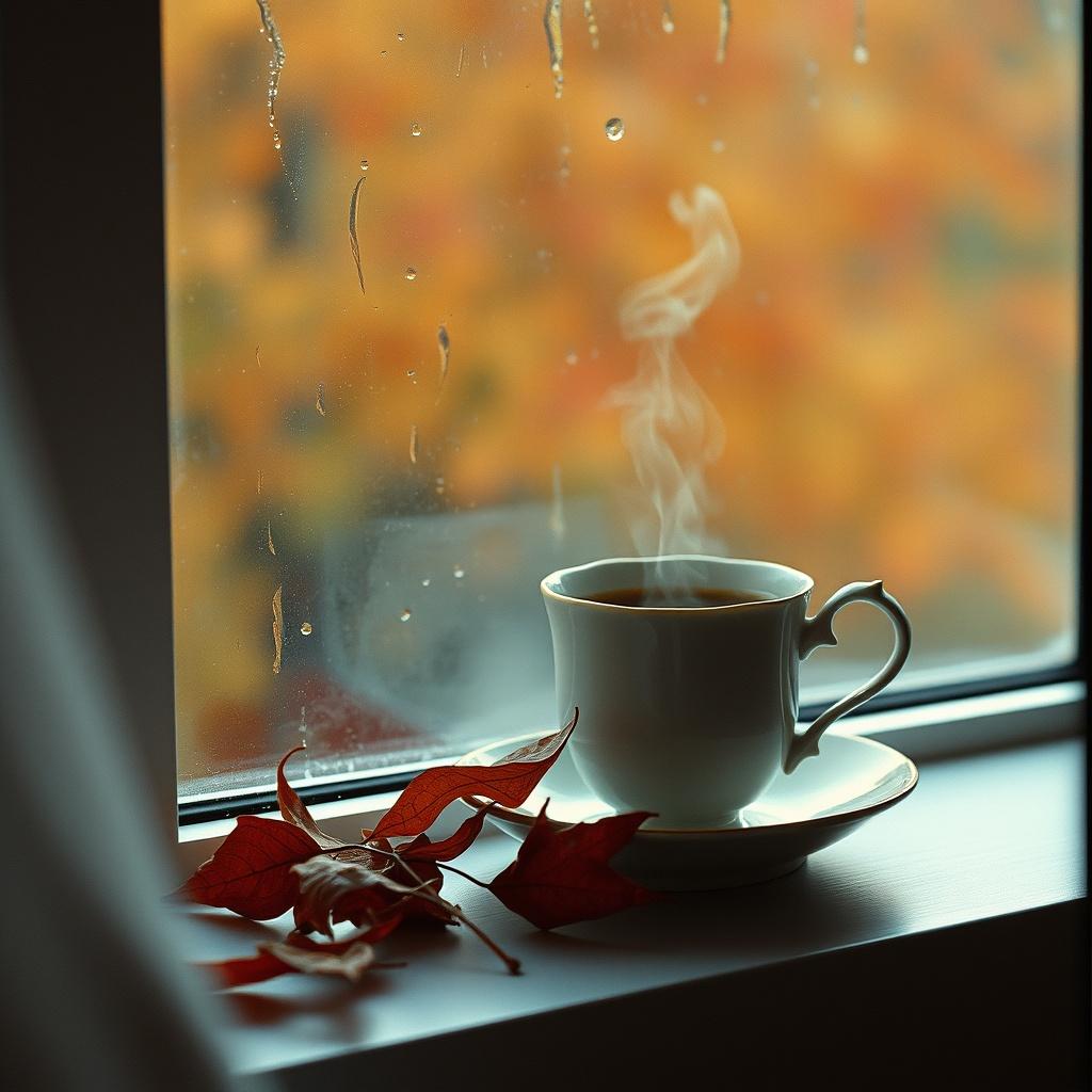 Tasse de thé fumant {1} Suno lyrics, thaita poetry artwork