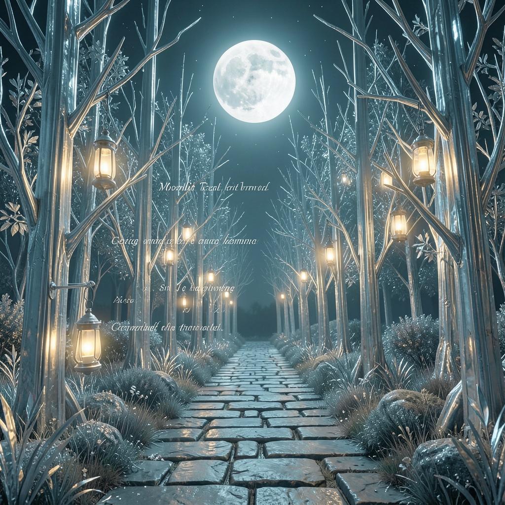 Moonlit Stone Chrystal Sparkles artwork
