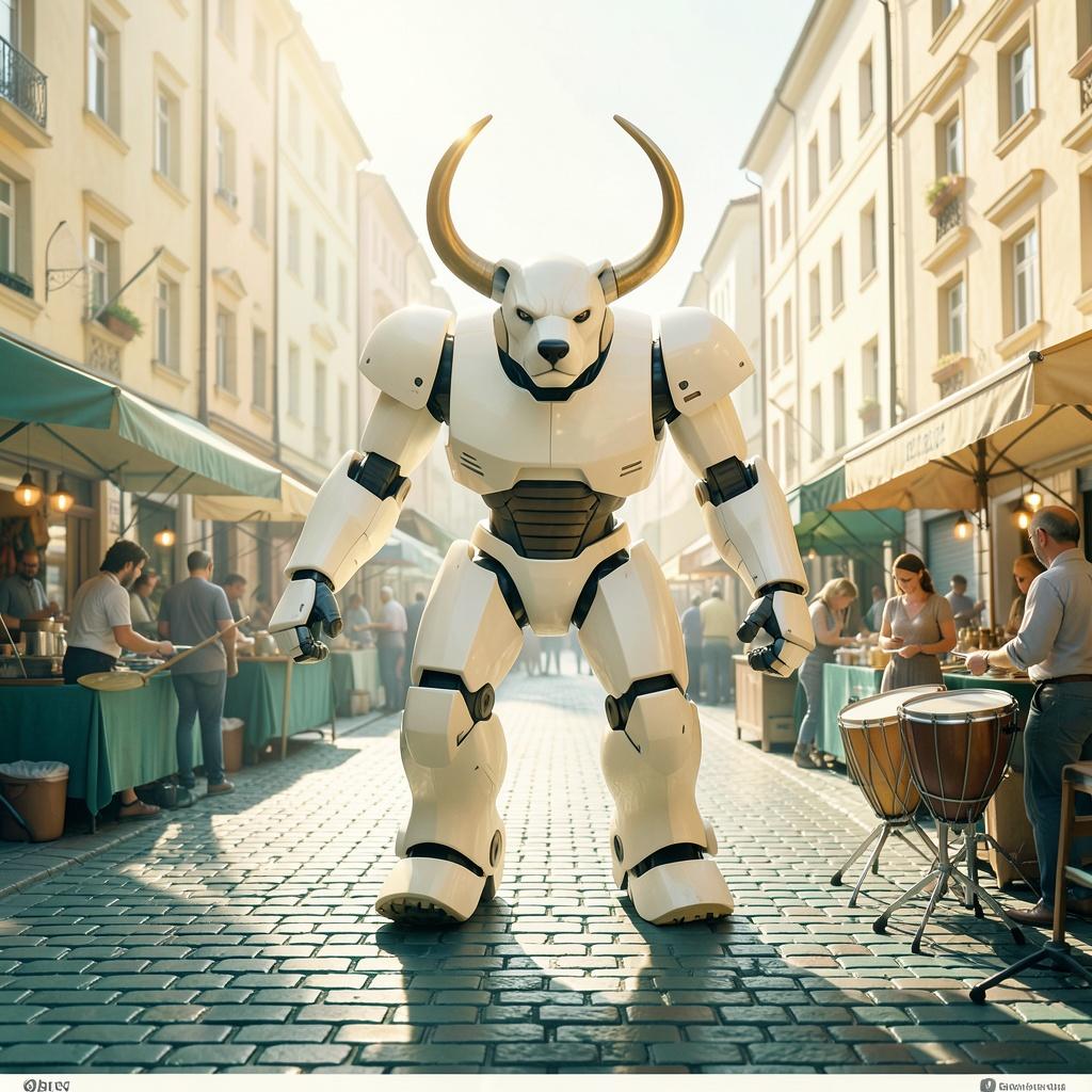 White Bear Through the Market artwork