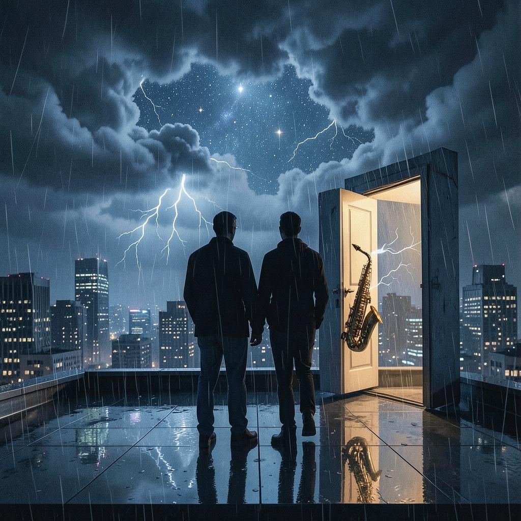 Rooftop in the Rain artwork