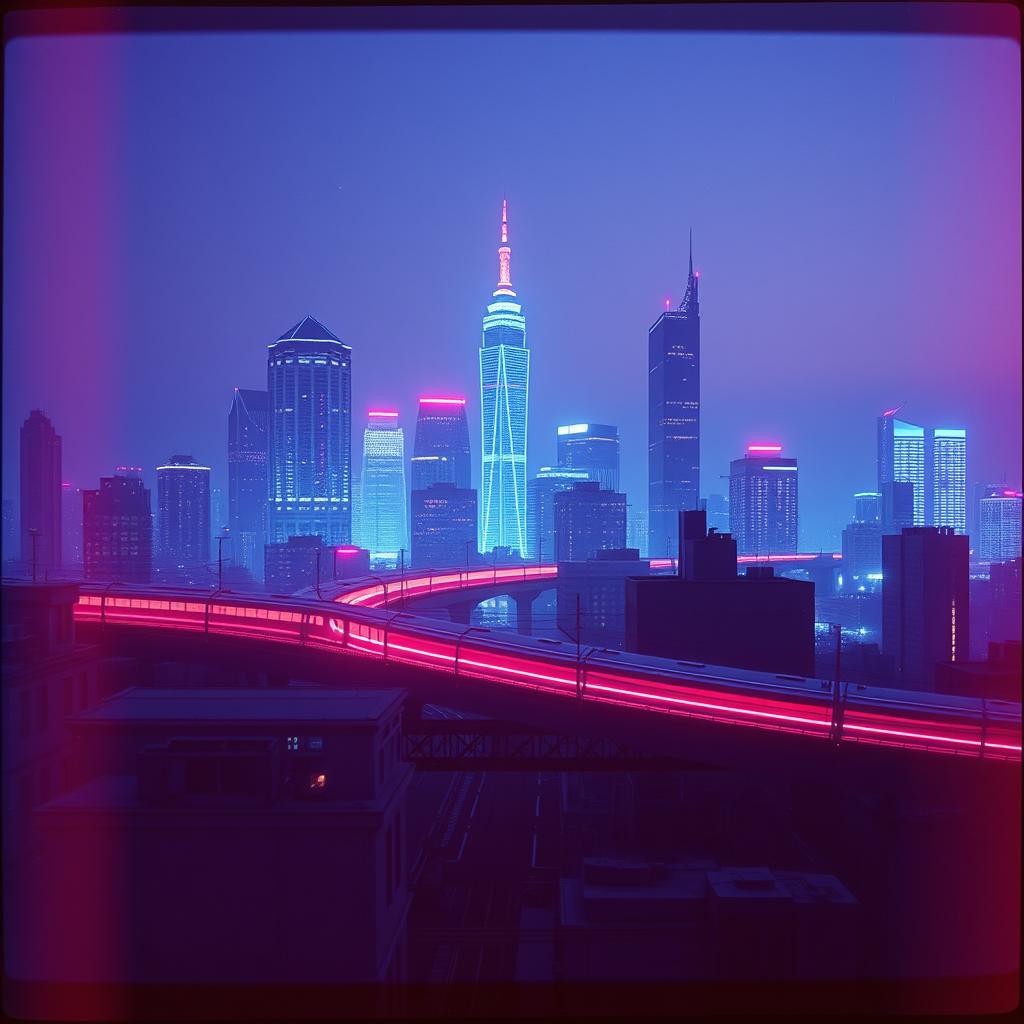 City of neon dreams artwork