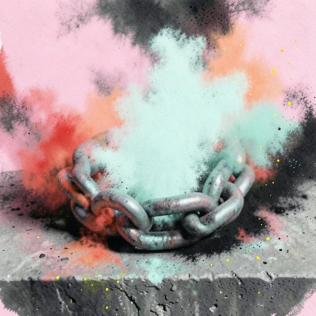 Trapped artwork