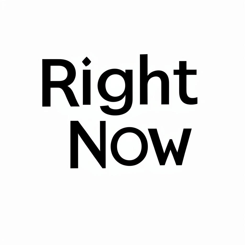 Right Now is Enough -W/ Prevalent Frisson aesthetic chills. -Riff artwork