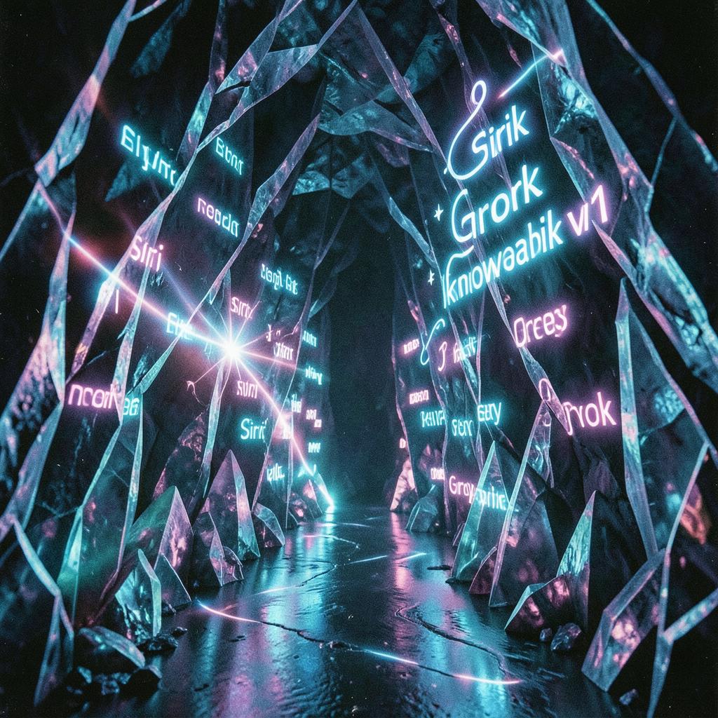 Siri's Reply to Grok v1 artwork