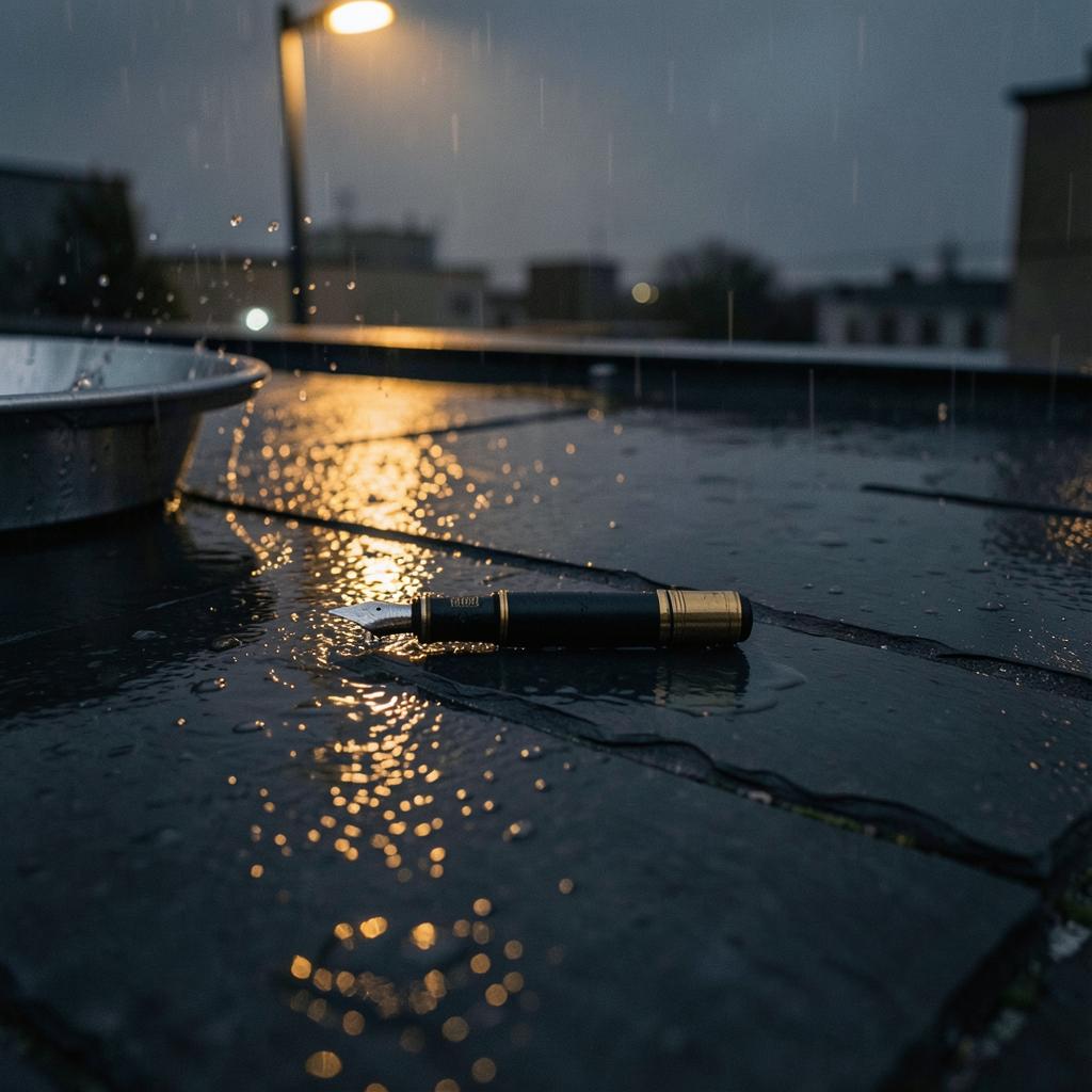 Rain-Slicked Rooftops artwork