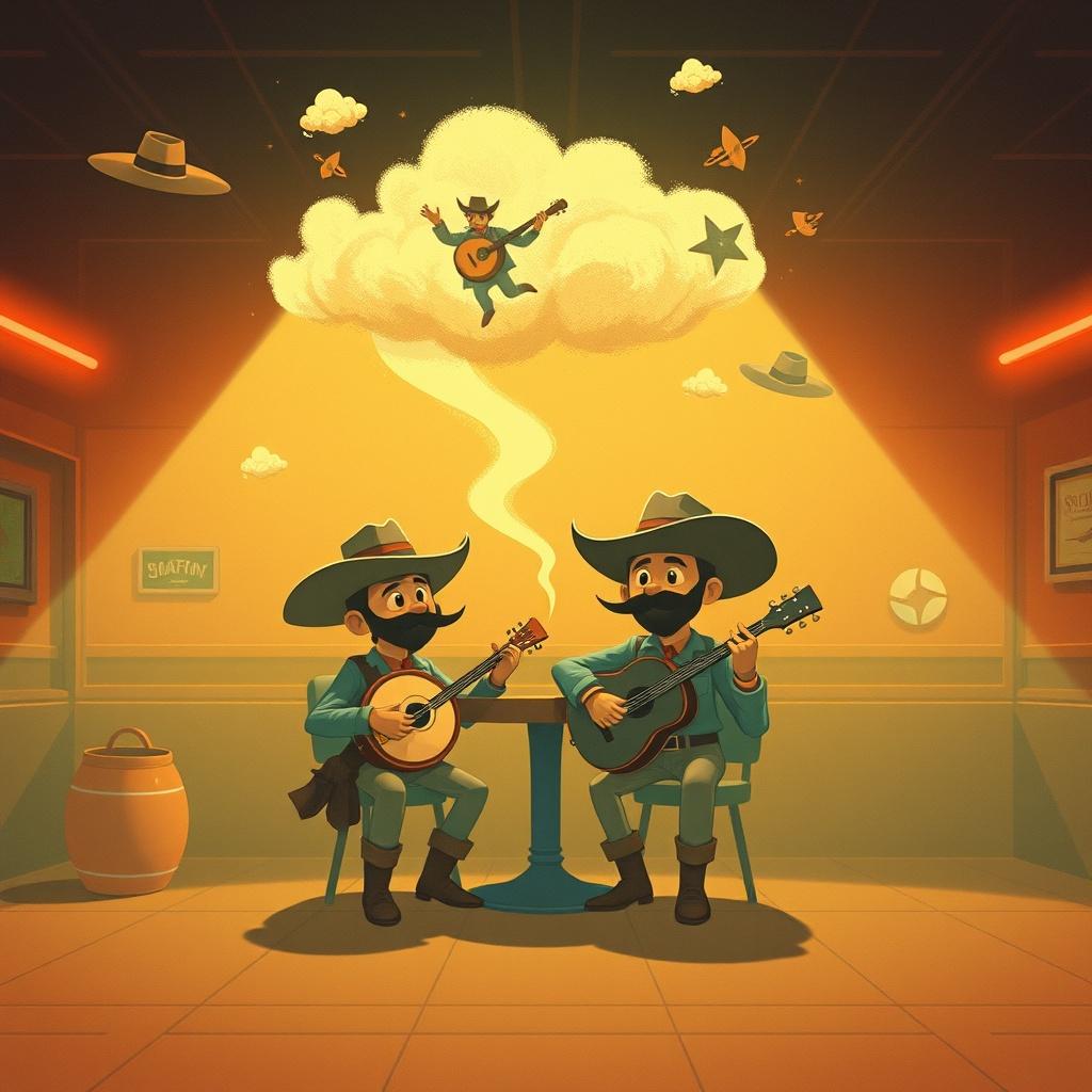 Two drunk cowboys 2 artwork