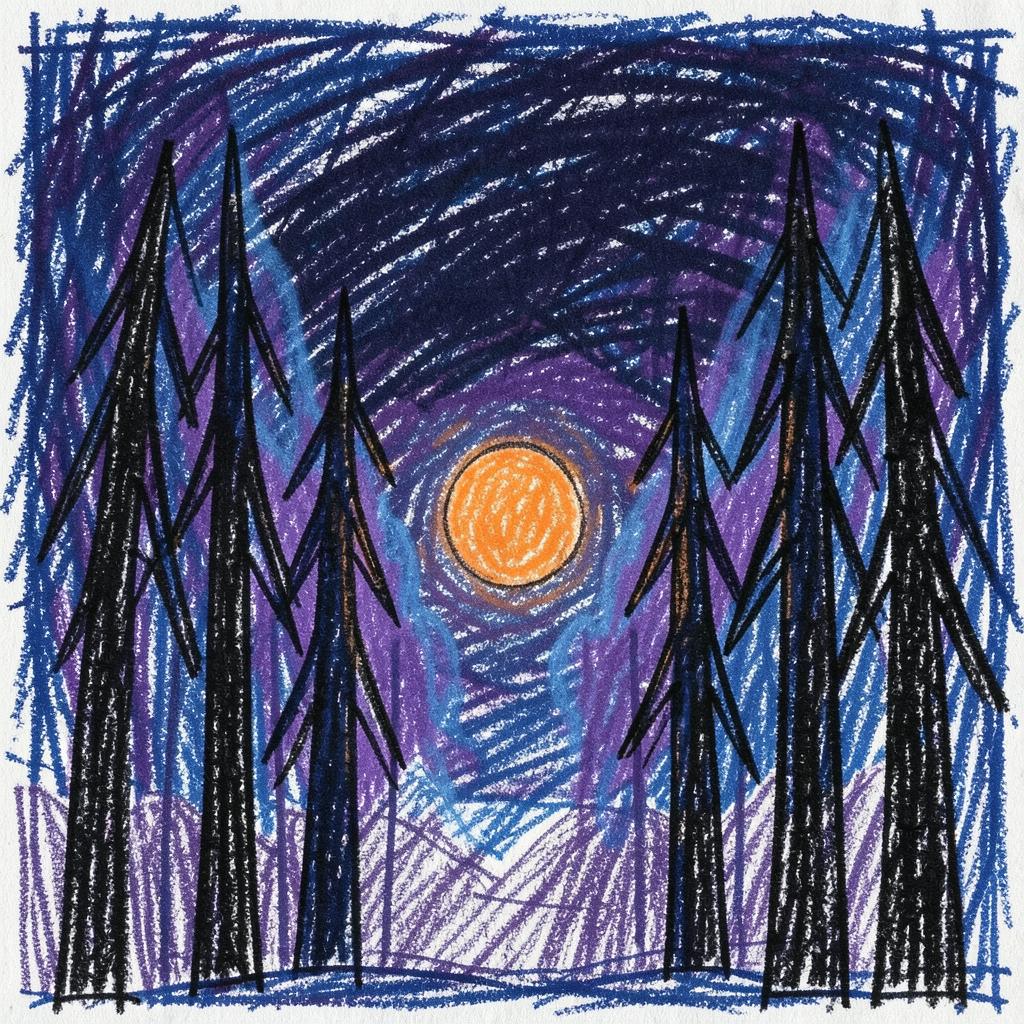 Дремучий лес.колыбель artwork