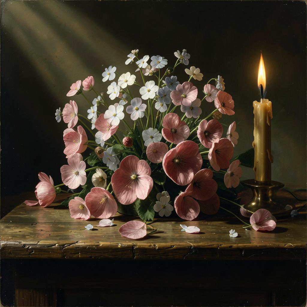 Незабудки и валентинки artwork