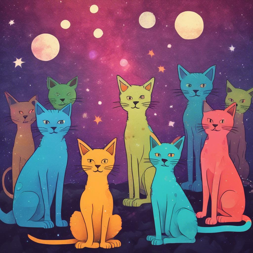 Suno AI Playlists 歌名:alien cat Song Cover Image