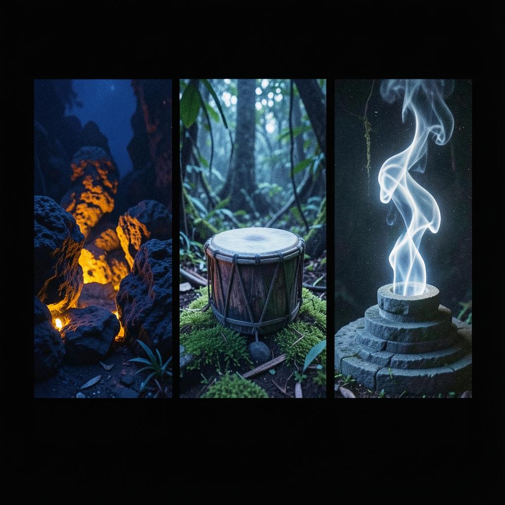 🔵 Track 5 — Throat Chakra — “Voice of Spirit” artwork