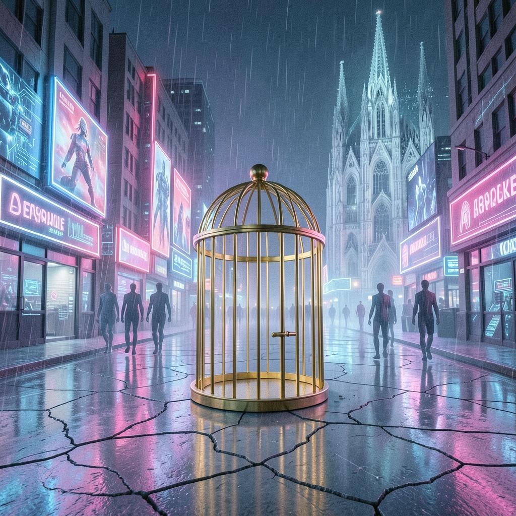 The Beauty and the Beast { Cyberpunk Rewriting } artwork