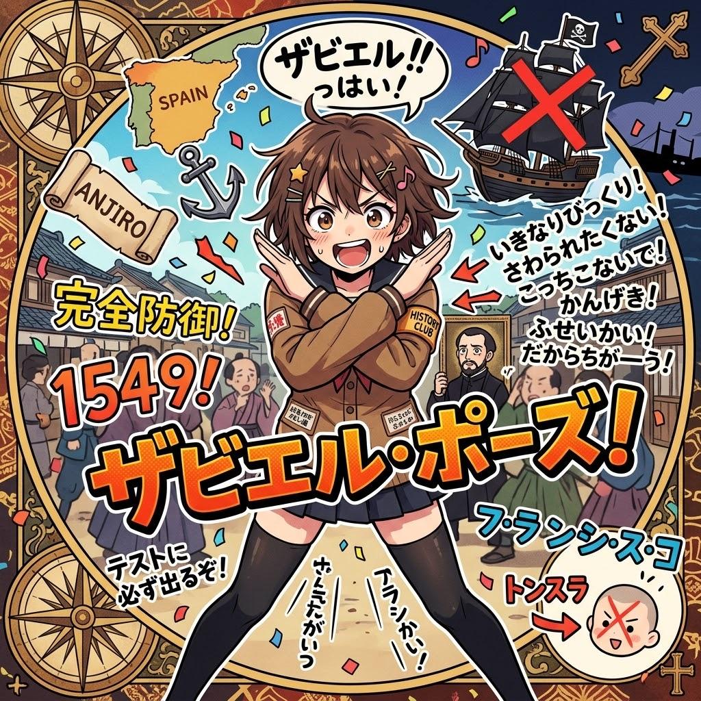 完全防御体制ザビエルポーズ