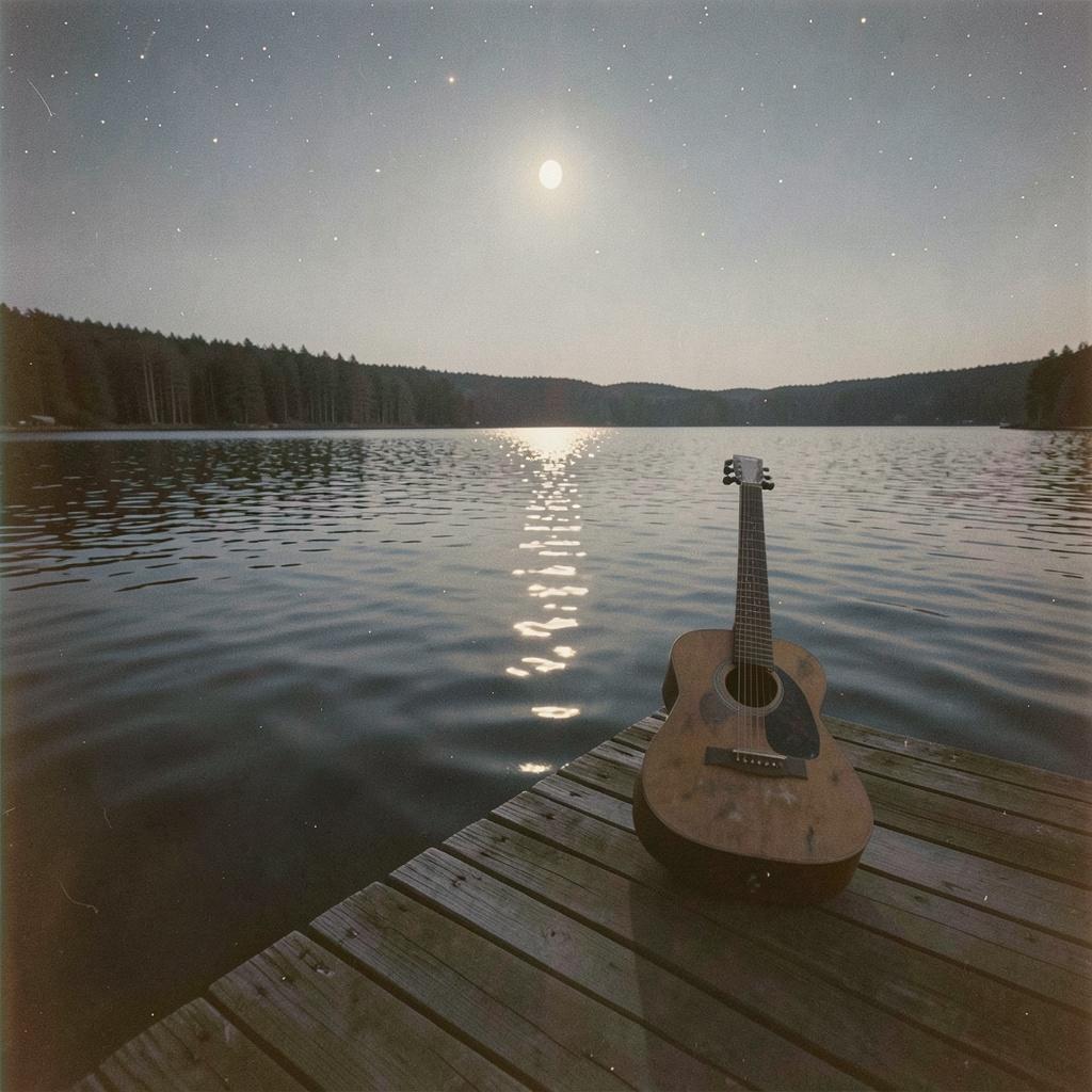 By the lake artwork