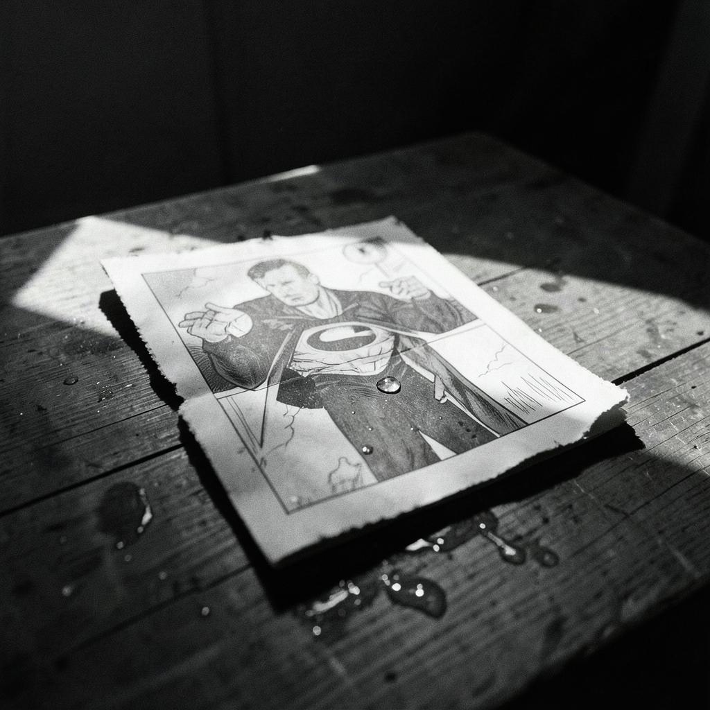 I'm super, man artwork