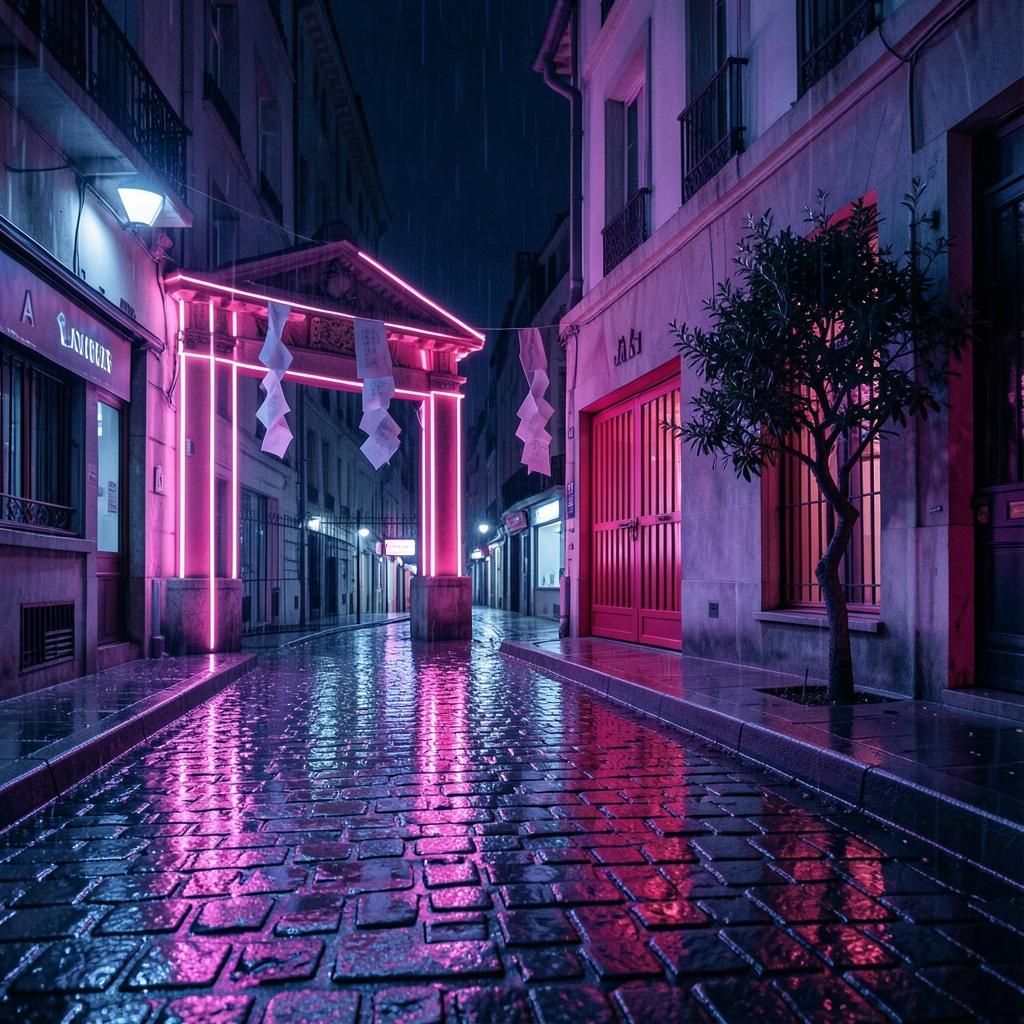 39. Kami under Neon Rain artwork