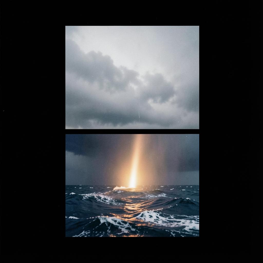 Lighthouse in the Storm artwork