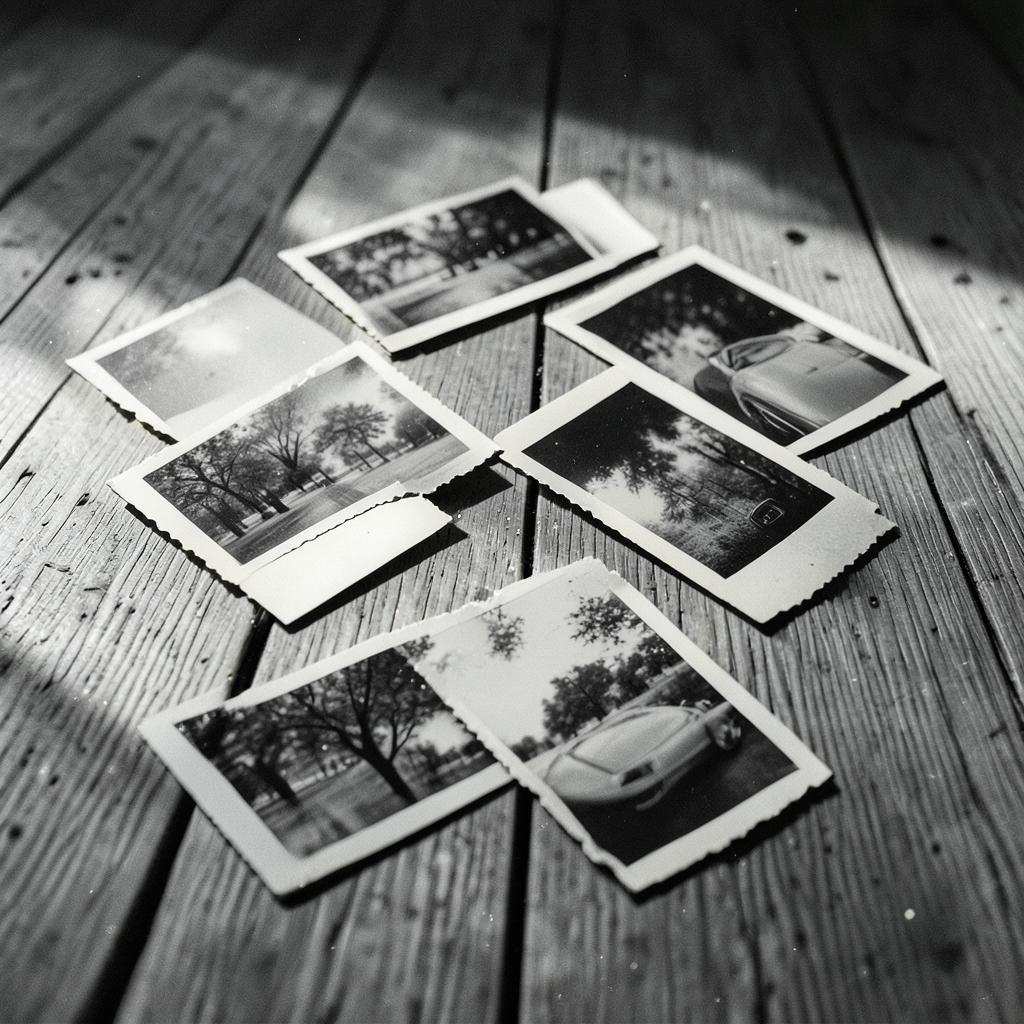 Torn Polaroids artwork