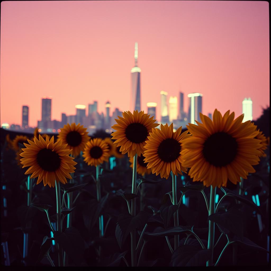 Electric Sunflower artwork