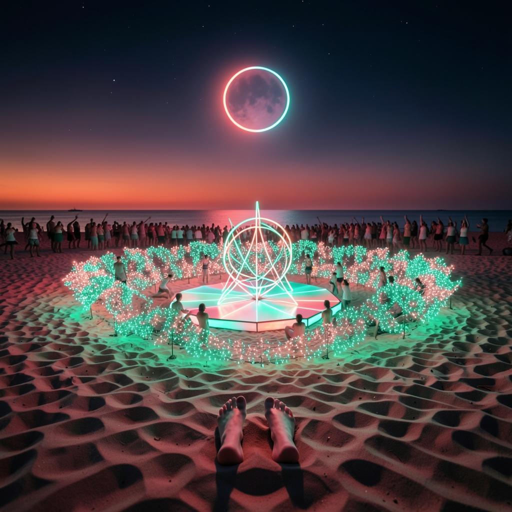 Midnight Sun Beach Party artwork