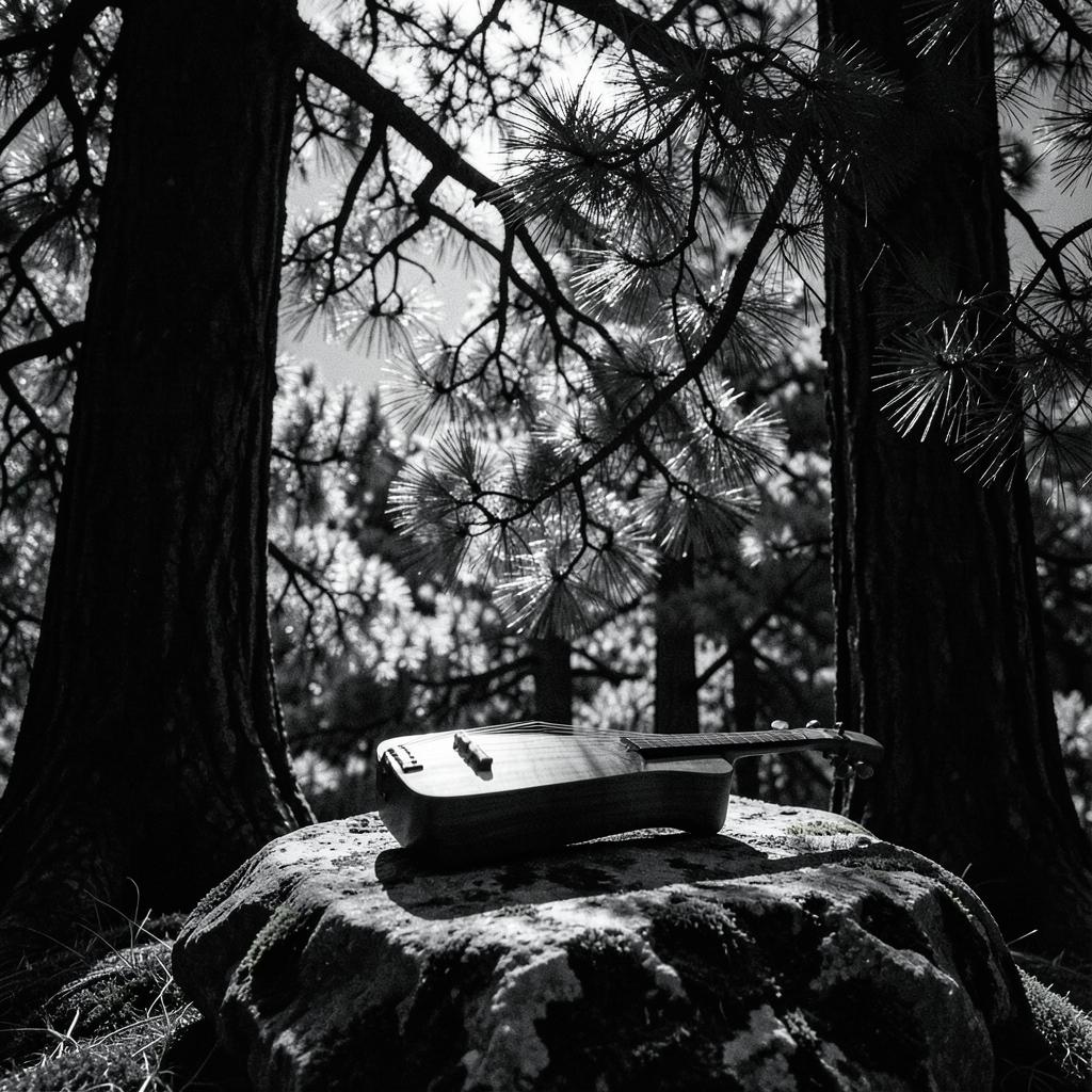 Moonlight Among Ancient Pines — ( 月下松风 ) artwork