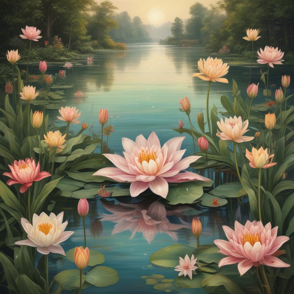 Как у нас на озере лилии цветут artwork