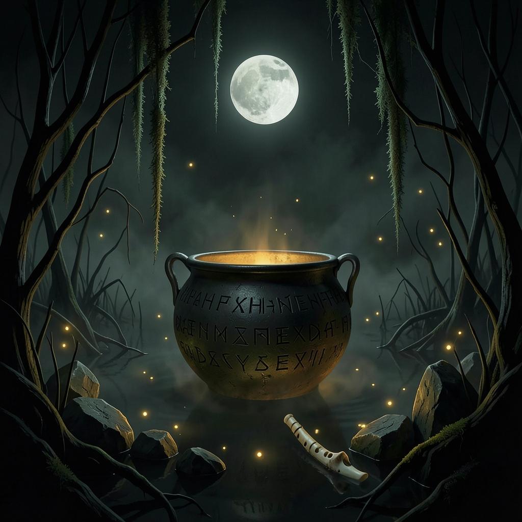 The Witch of the Black Mire artwork