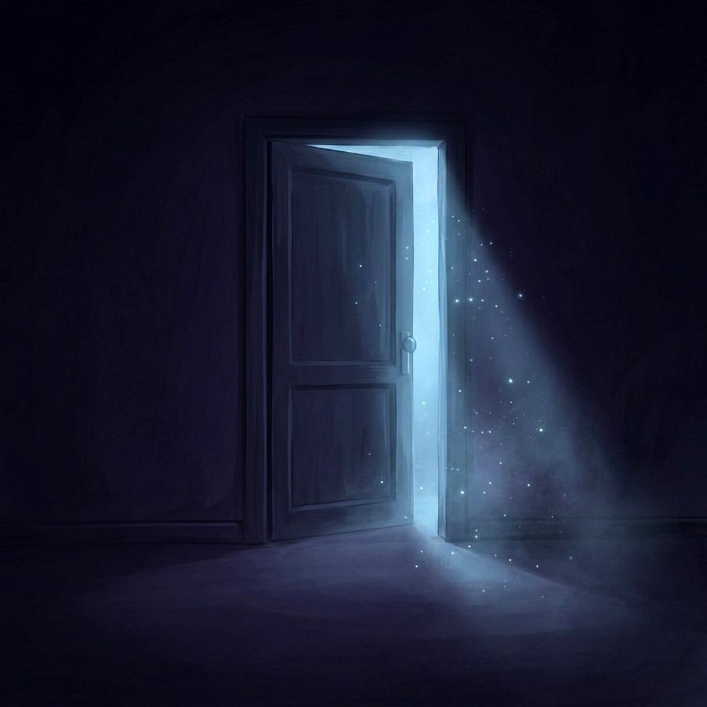 La Porte entrouverte
