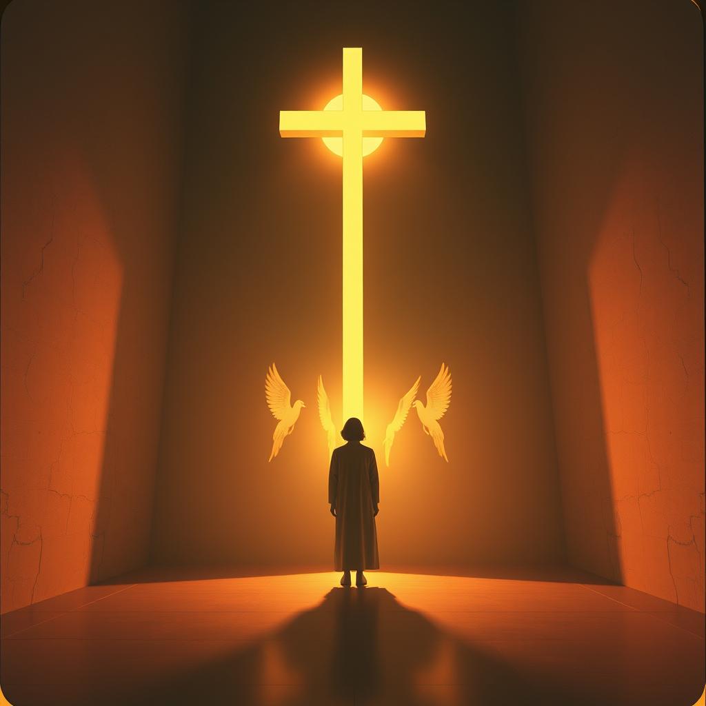 Lifting my eyes to Jesus artwork